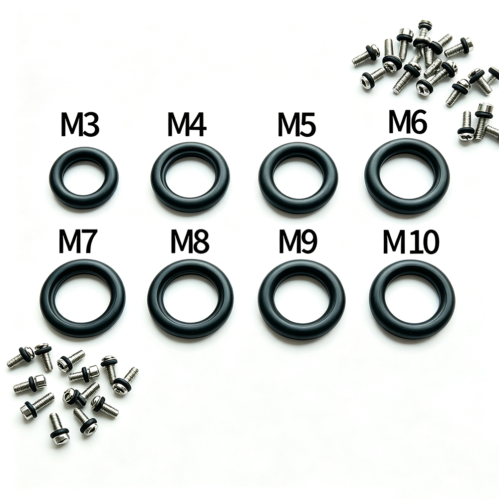 Kit O-Ring Karet Hitam M3-M10  - Auto Repair Cs ulasan dan harga